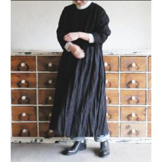 ネストローブ(nest Robe)のmari様専用 新品‼︎ネストローブ リネン ダブル ブレスト ワンピース(ロングワンピース/マキシワンピース)