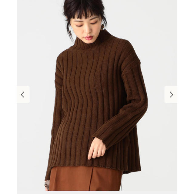 BEAMS(ビームス)のB:MING by BEAMS / リブ モックネック プルオーバー 19AW レディースのトップス(ニット/セーター)の商品写真