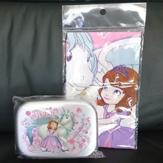 ディズニー(Disney)の新品★ソフィア アルミ製弁当箱 370ml & ランチクロス★日本製(弁当用品)