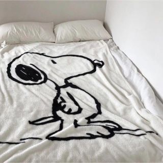 スヌーピー(SNOOPY)のスヌーピー  ブランケット　タオルケット　毛布(毛布)