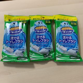 ジョンソン(Johnson's)の流せるトイレブラシ12個入り3パック(日用品/生活雑貨)