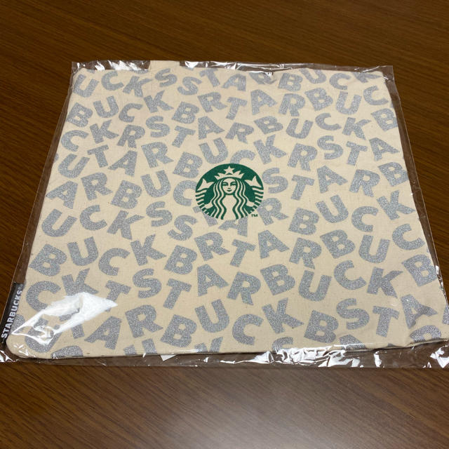 Starbucks Coffee(スターバックスコーヒー)のスターバックス　ミニトート　シルバー レディースのバッグ(トートバッグ)の商品写真