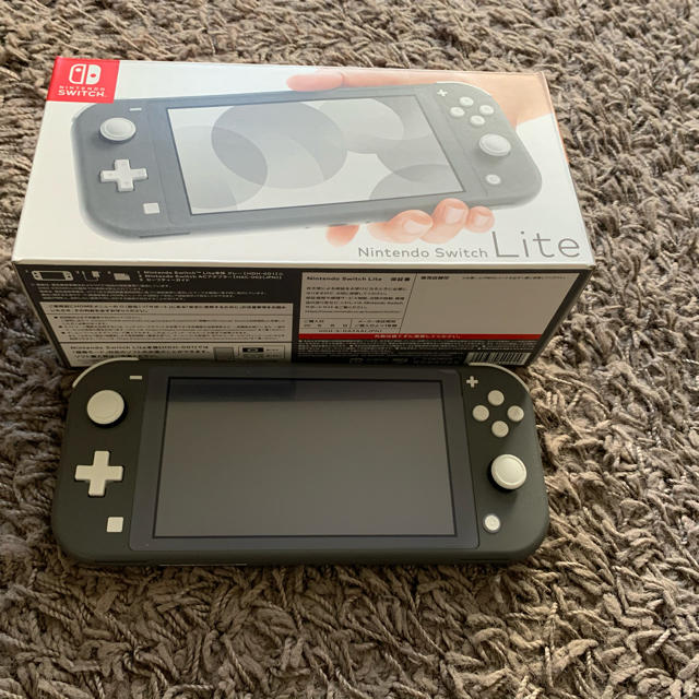 Nintendo Switch 任天堂 SwitchLITE グレー 付属品欠品無しの通販 by
