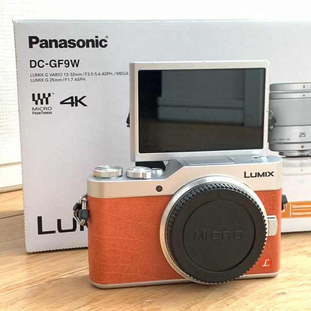 Panasonic(パナソニック)のLumix GF9 ミラーレスカメラと魚眼レンズ スマホ/家電/カメラのカメラ(ミラーレス一眼)の商品写真