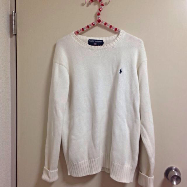 POLO RALPH LAUREN - ラルフローレン💓白ニットの通販 by うさこ POLO RALPH LAUREN - ラルフローレン💓白ニットの通販 by うさこ