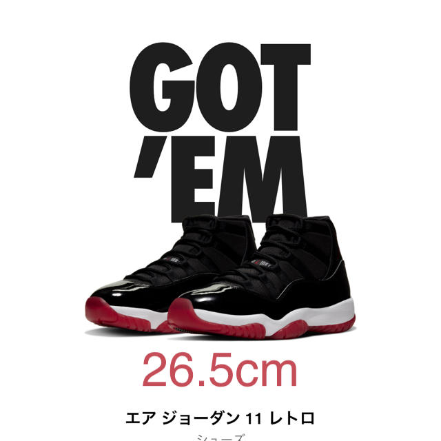 NIKE(ナイキ)のAIR JORDAN 11 エアジョーダン11 BRED メンズの靴/シューズ(スニーカー)の商品写真