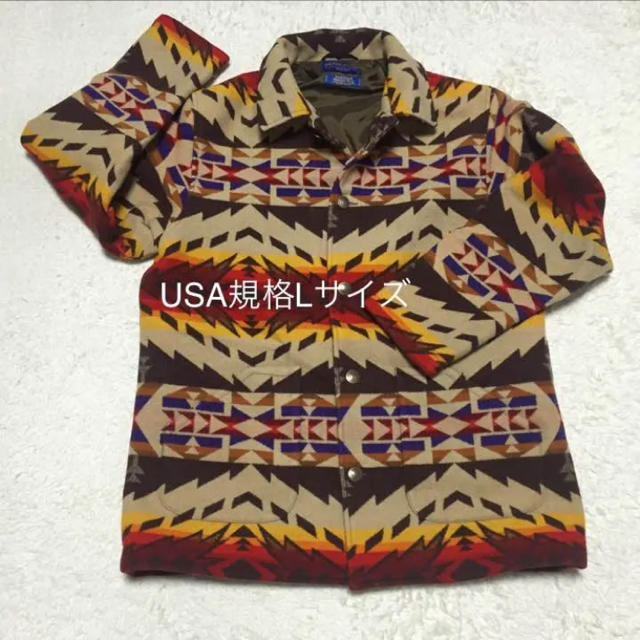 PENDLETON(ペンドルトン)の大きいサイズ美品  PENDLETON ネイティヴ柄 キャニオン・コート メンズのジャケット/アウター(ピーコート)の商品写真