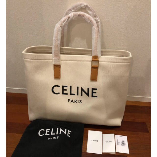 celine - 【新品・未使用】CELINE セリーヌ ホリゾンタル キャンバス カーフスキン