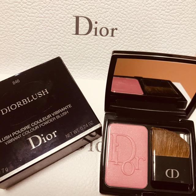 Dior☆新品 ブラッシュチーク 846  ラッキーピンク