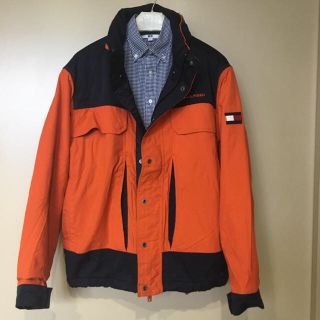 トミーヒルフィガー ナイロンジャケット(メンズ)(オレンジ/橙色系)の