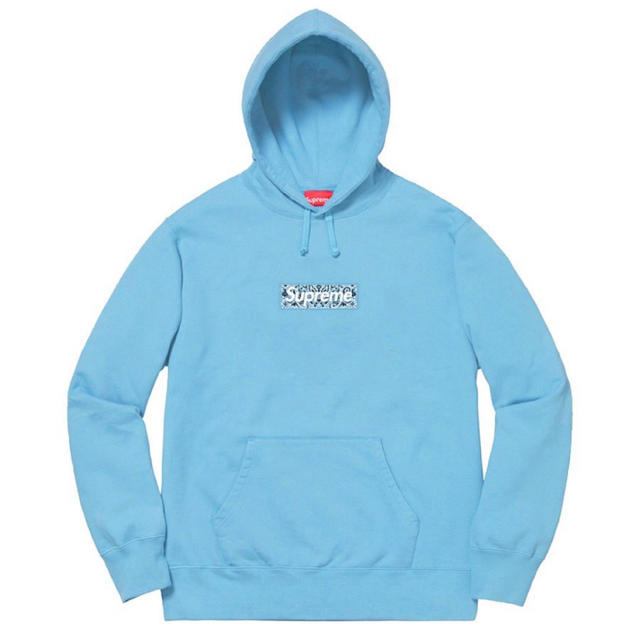 メンズSupreme box logo hooded Sweatshirt XL