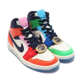 ナイキ(NIKE)の24㎝ NIKE WMNS AIR JORDAN 1 MID FEARLESS(スニーカー)