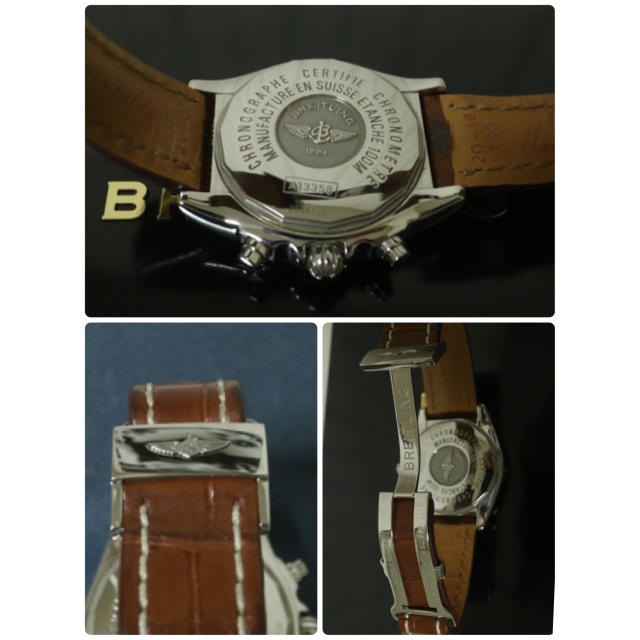 BREITLING(ブライトリング)の専用☆美品 ブライトリング 自動巻き クロノグラフ 確実正規品 コックピット メンズの時計(腕時計(アナログ))の商品写真