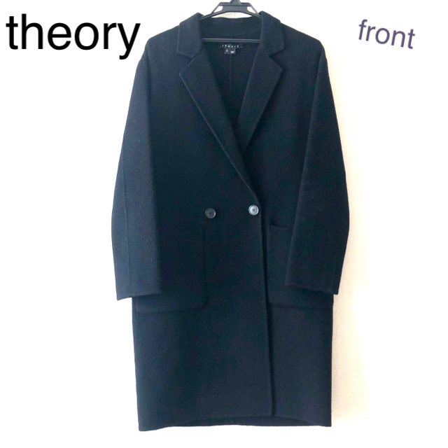 【12/13まで限定価格】theory◆定番チェスターコート◆カシミア混