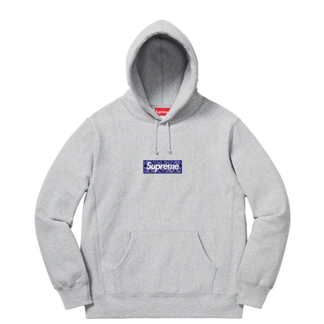 Bandana Box Logo Hooded Grey M