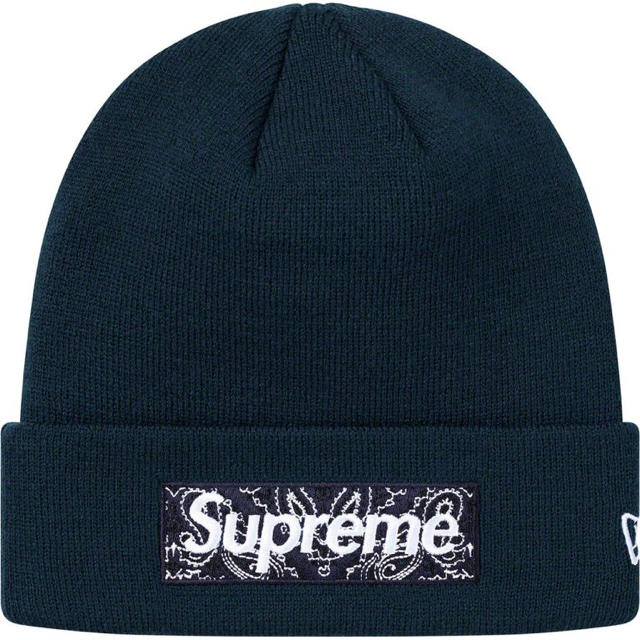 ニット帽/ビーニーNew Era® Box Logo Beanie COLOR：Navy