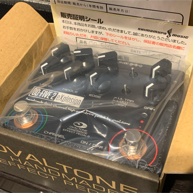 1stロット　ovaltone OD-FIVE 2 eXplosion ほぼ新品