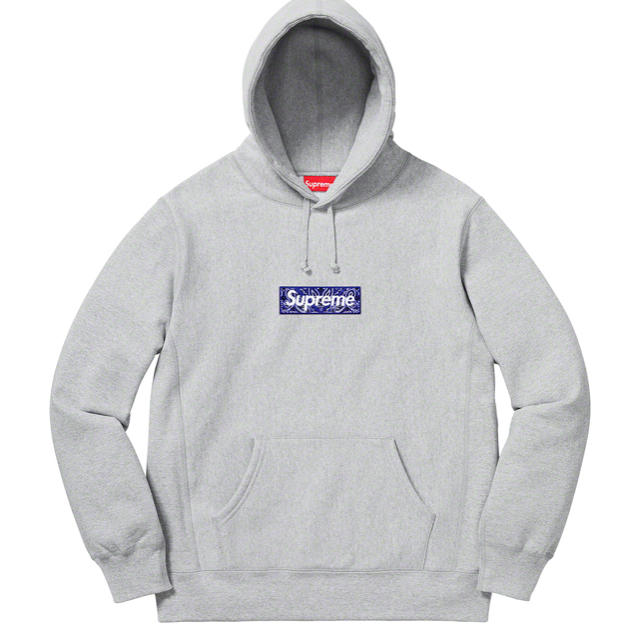 17AW Supreme Box Logo Hooded パーカーL