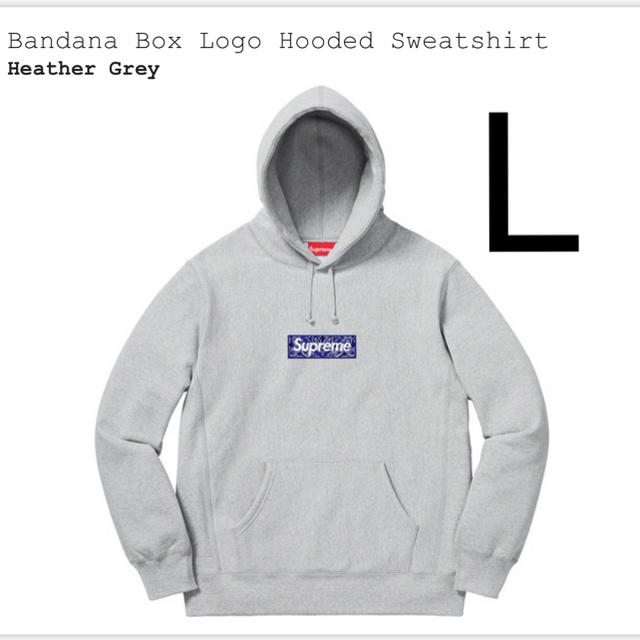 L Bandana Box Logo Hooded Sweatshirt