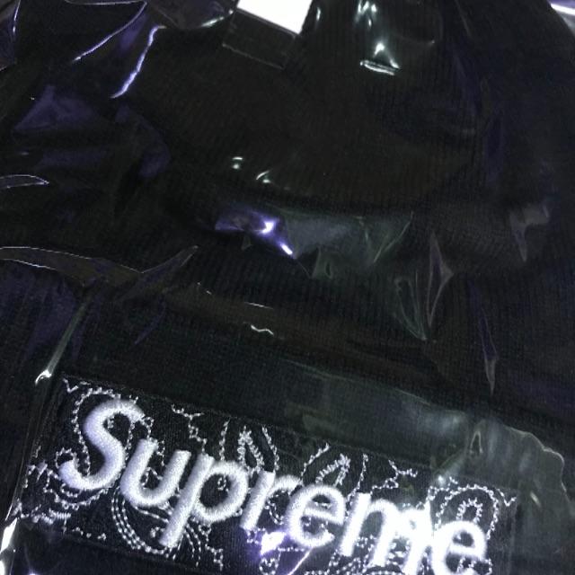 supreme beanie 黒メンズ