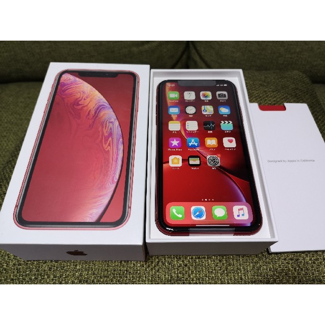 iPhone - ★iphone XR 64GB 赤★simロック解除済★新品未使用 SIMフリーの通販 by KT's shop