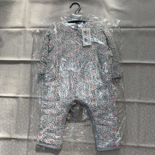 プチバトー(PETIT BATEAU)のプチバトー　カバーオール　花柄　新品(カバーオール)