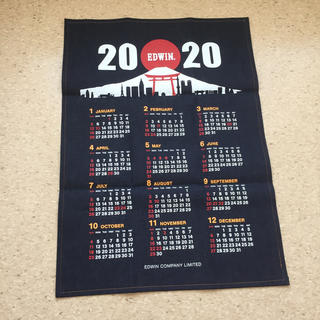 エドウィン(EDWIN)のゆうたんさん専用 ！EDWIN 2020年デニム生地カレンダー(カレンダー/スケジュール)