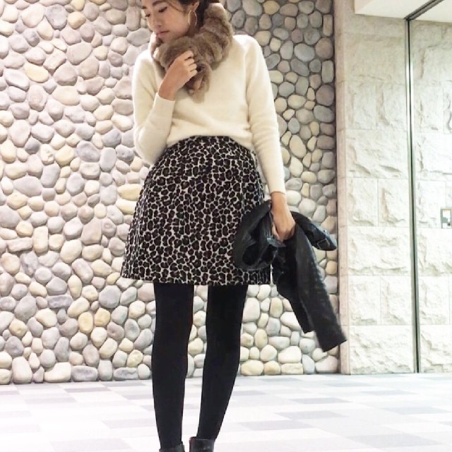 Rubyrivet(ルビーリベット)のルビーリベット♡ヒョウ柄スカート ほぼ新品❥❥34 レディースのスカート(ミニスカート)の商品写真