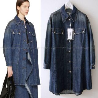 マルタンマルジェラ(Maison Martin Margiela)の【専用】MM6 ウォッシュド オーバーデニム コート ビッグシルエット(Gジャン/デニムジャケット)