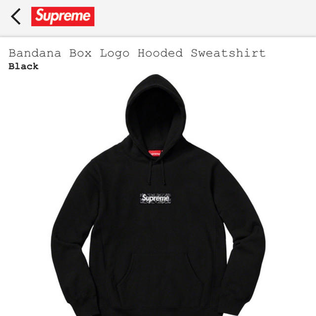 Supreme - supreme box logo hooded L