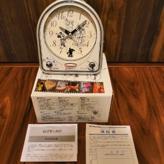 SEIKO CLOCKD ディズニーメロディ目覚まし時計　FD464S(置時計)