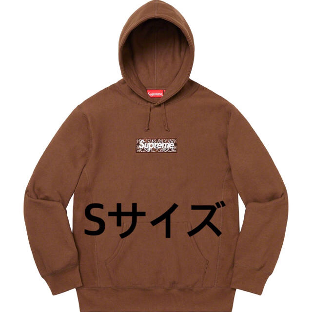 Supreme bandana box logo hooded 茶Sトップス