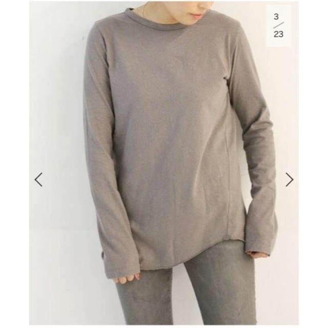 DEUXIEME CLASSE(ドゥーズィエムクラス)のDeuxieme Classe
Layering Tシャツ ブラウンB  レディースのトップス(Tシャツ(長袖/七分))の商品写真