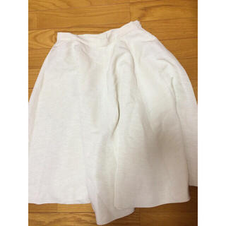 マザー(mother)のshell white skirt(ひざ丈スカート)