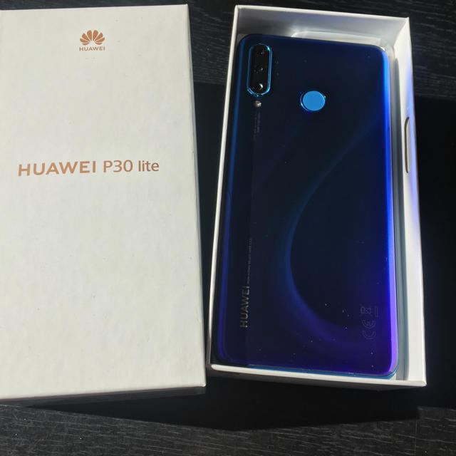 最終値下」HUAWEI P30liteピーコックブルー64GB SIMフリー - www