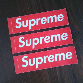 シュプリーム(Supreme)のsupreme ステッカー 3枚(ノベルティグッズ)