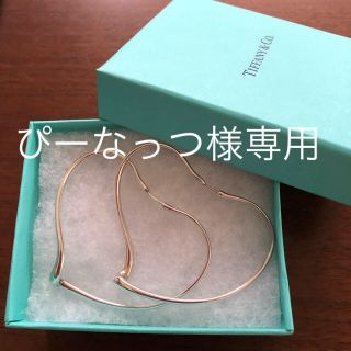 ティファニー(Tiffany & Co.)のティファニー　オープンハートフープピアス(ピアス)