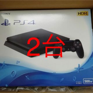 プレイステーション4(PlayStation4)のPlayStation4 本体 CUH-2200AB0 2台(ゲーム)