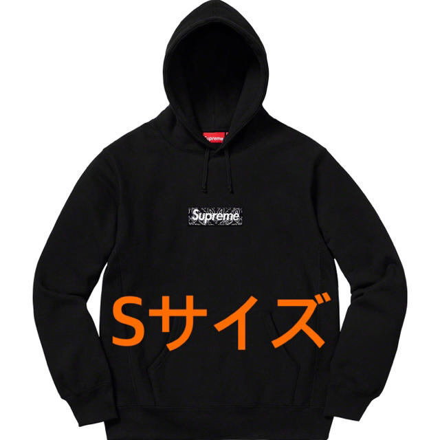 Supreme bandana box logo hooded 黒S tarbiagate.com