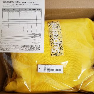 シュプリーム(Supreme)のXL Supreme box logo パーカー yellow イエロー (パーカー)