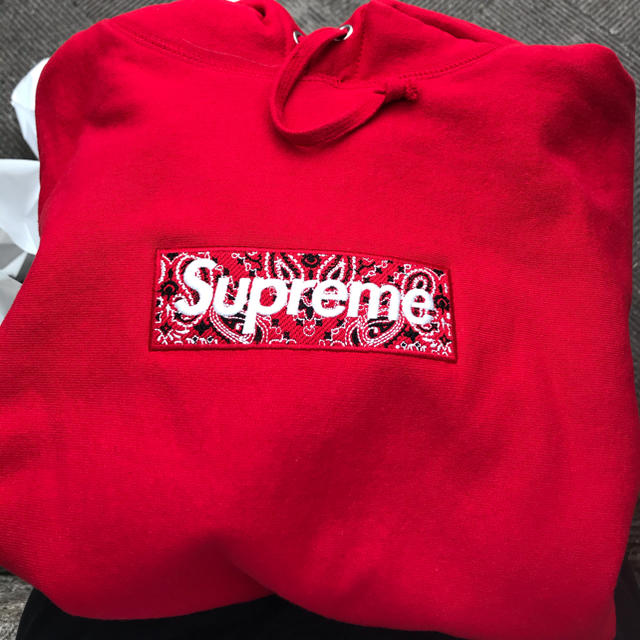 メンズsupreme レッド L