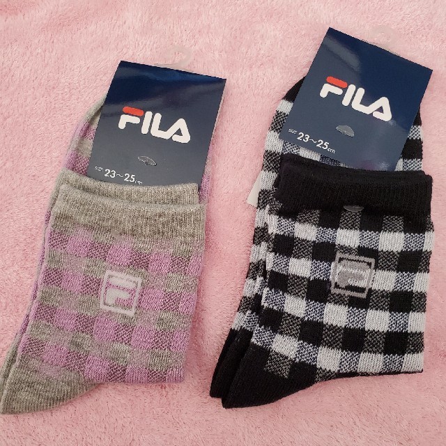 FILA(フィラ)のFILAレディース靴下3足❤️新品未使用 レディースのレッグウェア(ソックス)の商品写真