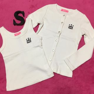 ロニィ(RONI)の新品★訳ありRONI★クラウンテレコツーピース★S白(Tシャツ/カットソー)