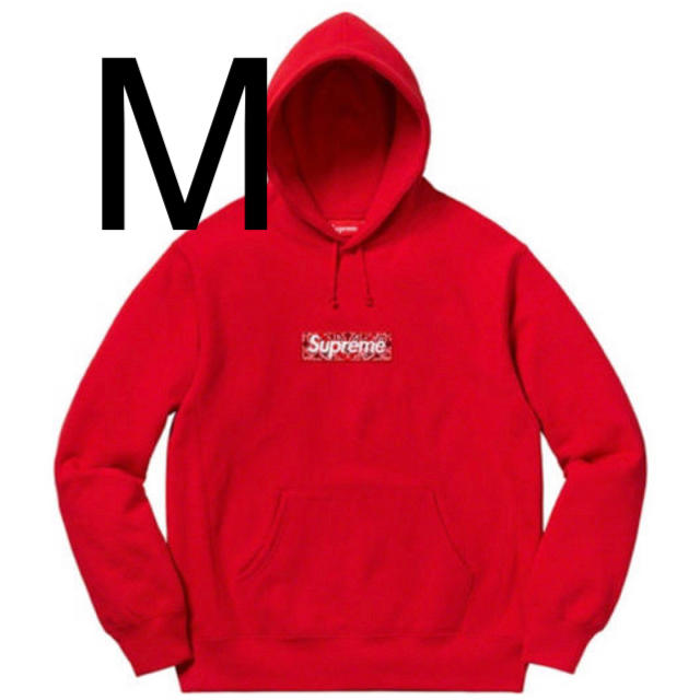 Supreme Bandana Box Logo Hood Red M