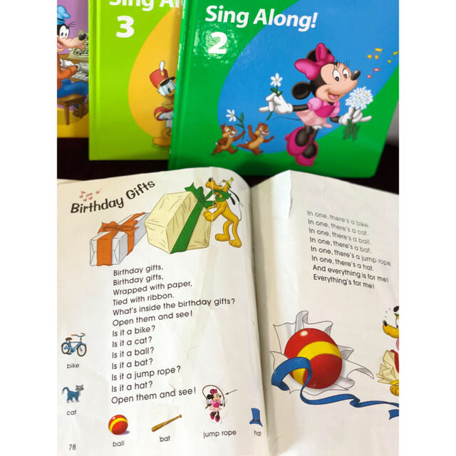 2011年発売ディズニー英語システムシングアロング絵本とCD 新品