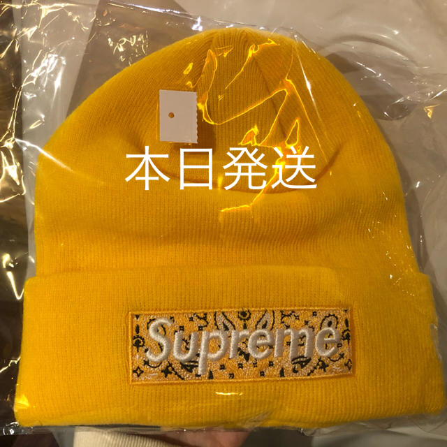 Supreme new era box logo beanie ニット帽/ビーニー