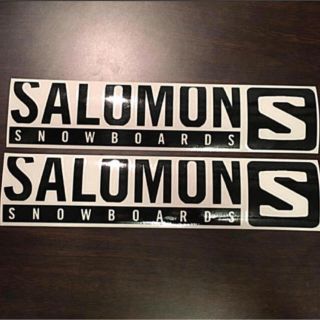 サロモン(SALOMON)のSALOMON カッティングステッカー 黒2枚(その他)