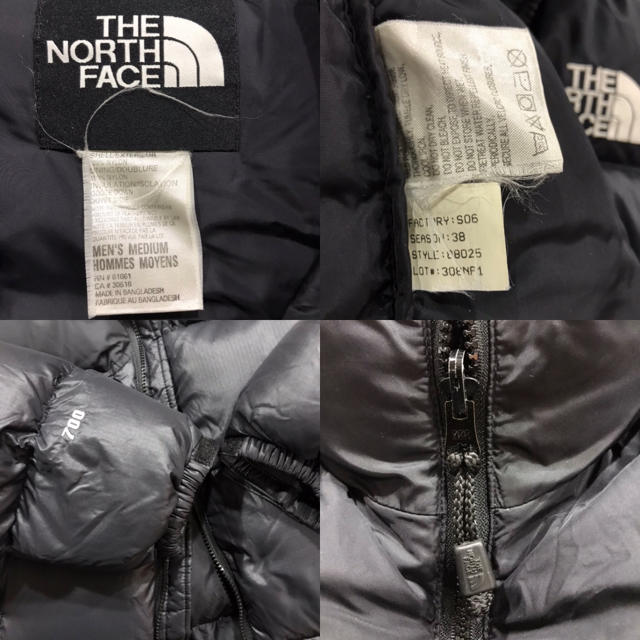 THE NORTH FACE(ザノースフェイス)のノースフェイス　ヌプシ　黒　サイズM 700 メンズのジャケット/アウター(ダウンジャケット)の商品写真