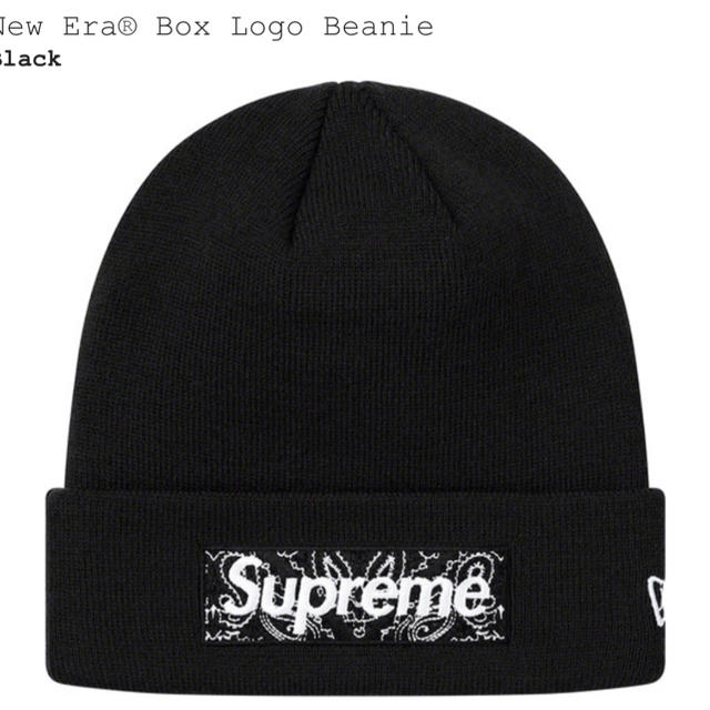 supreme box ビーニー帽子