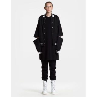 バレンシアガ(Balenciaga)の新品ODEUR２WAY変形エルボーZIPスタジャンXS(スタジャン)